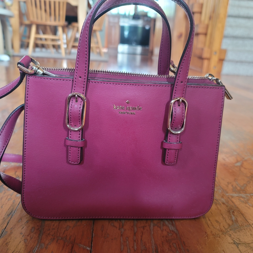 Kate Spade Purple Leather Handbag
